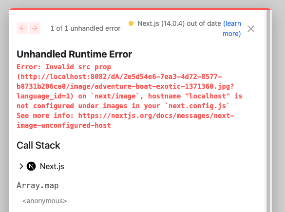Example runtime error.